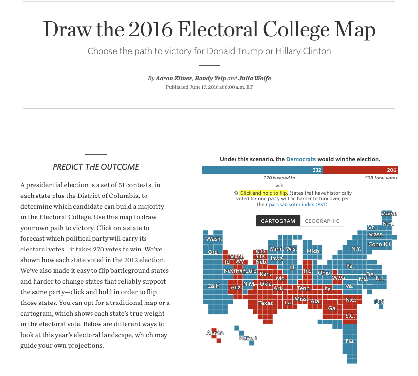 華爾街日報所出的一篇數位敘事專題