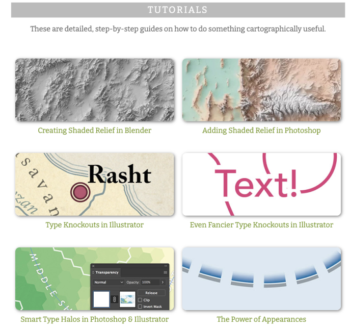 somethingaboutmaps tutorials